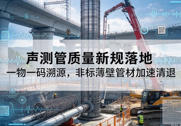 柏乡声测管质量新规落地，一物一码溯源，非标薄壁管材加速清退