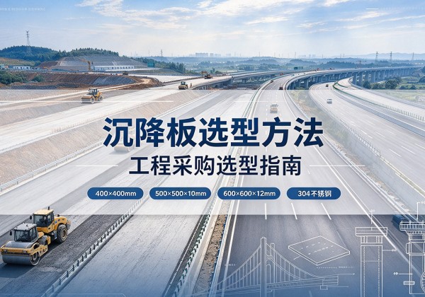 柏乡沉降板选择方法